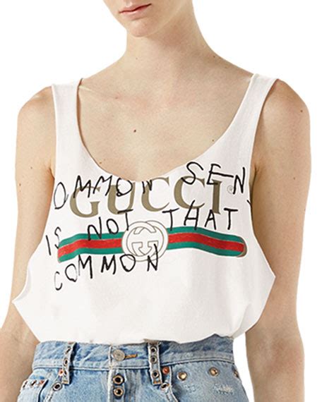 gucci common sense men tank top|gucci vests for men.